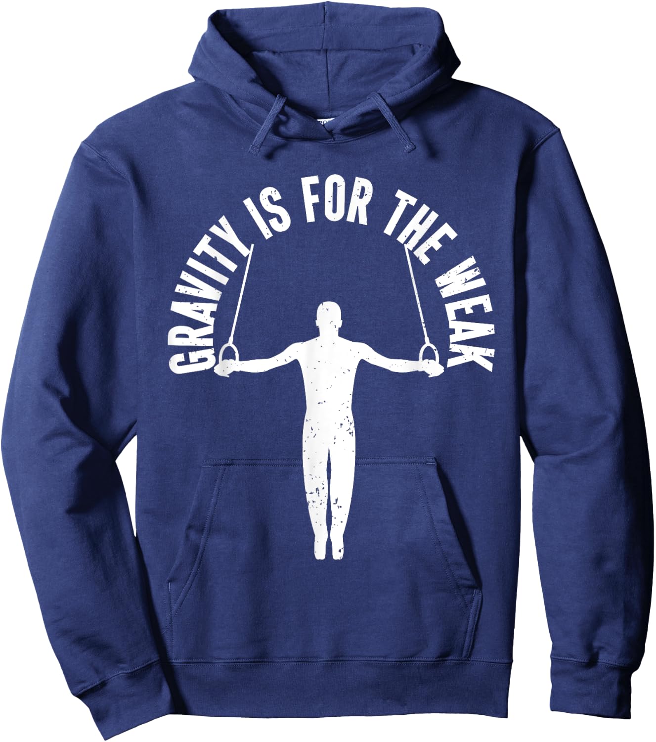 Funny Gymnastics Gifts For Boys Men -Kids -Adults Gymnastics Shirt Black Small Modern Classic Gymnastics Lover Letter Print Round Collar Short Sleeve Hoodie - Hoodie | Navy