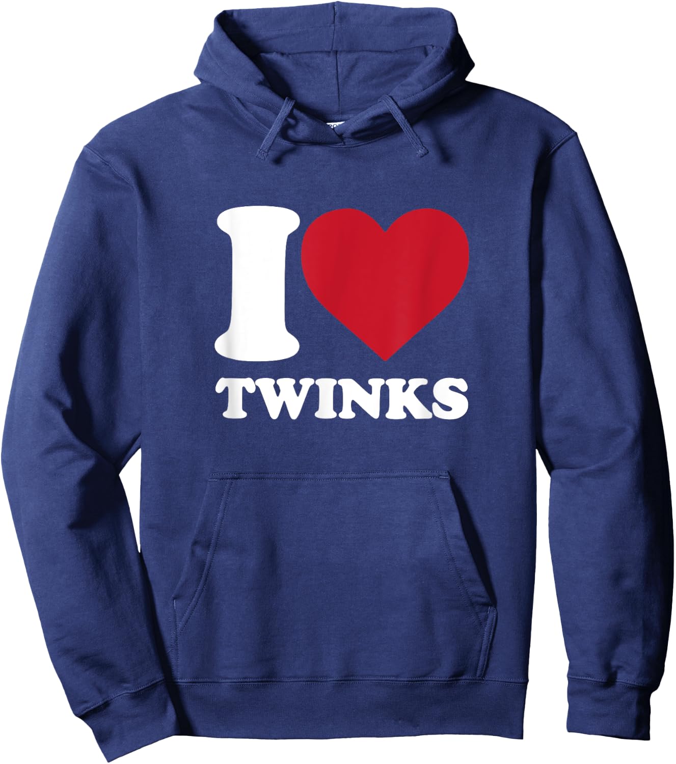I Love Twinks - I Heart Twinks Hoodie - Hoodie | Navy