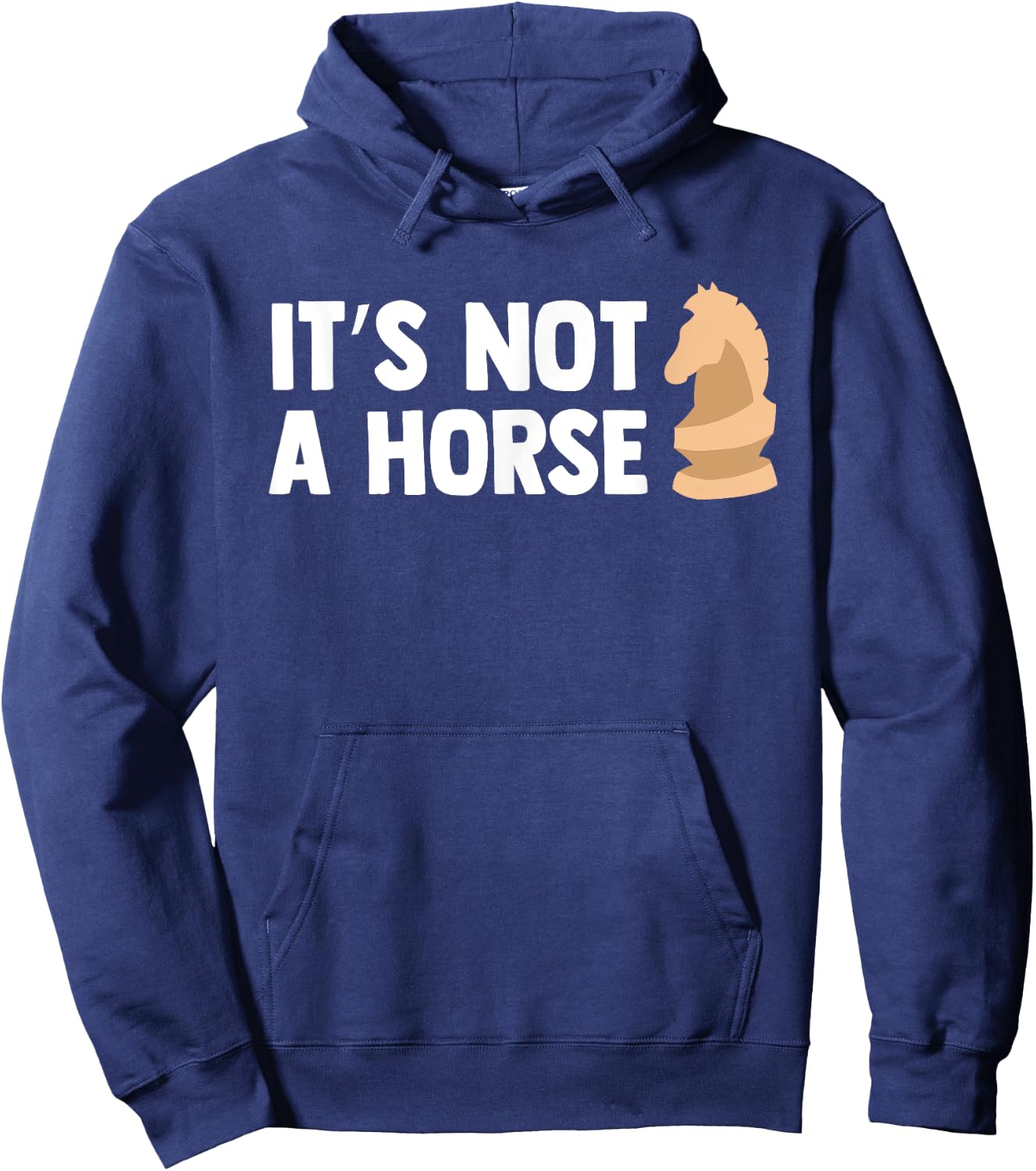 Funny Chess Knight Pieces Board Game Lover Player Horse Gift Hoodie - Hoodie | Navy