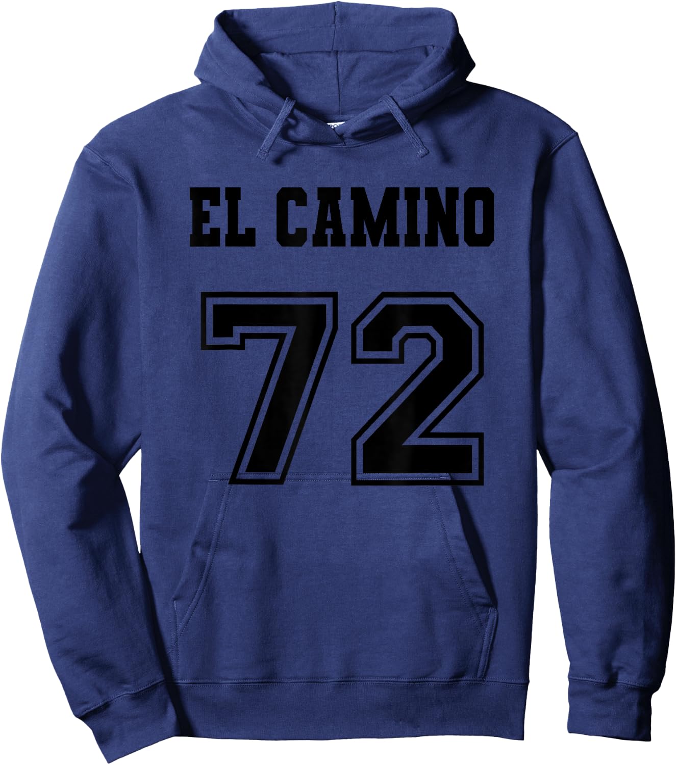 Jersey Style El Camino 72 1972 Hoodie - Hoodie | Navy