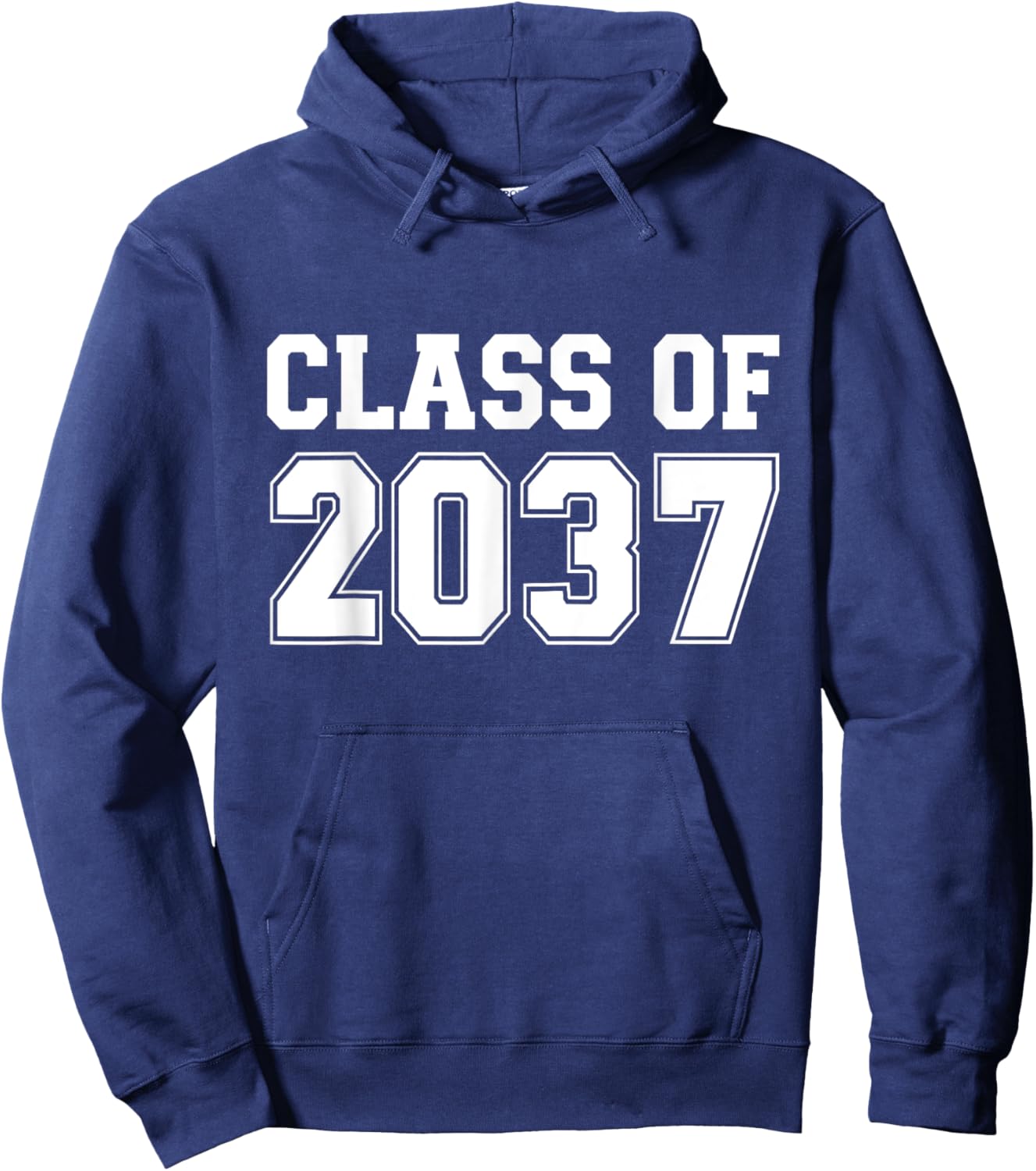 Grow with me class of 2037 vintage graduation preschool Hoodie - Hoodie | Navy