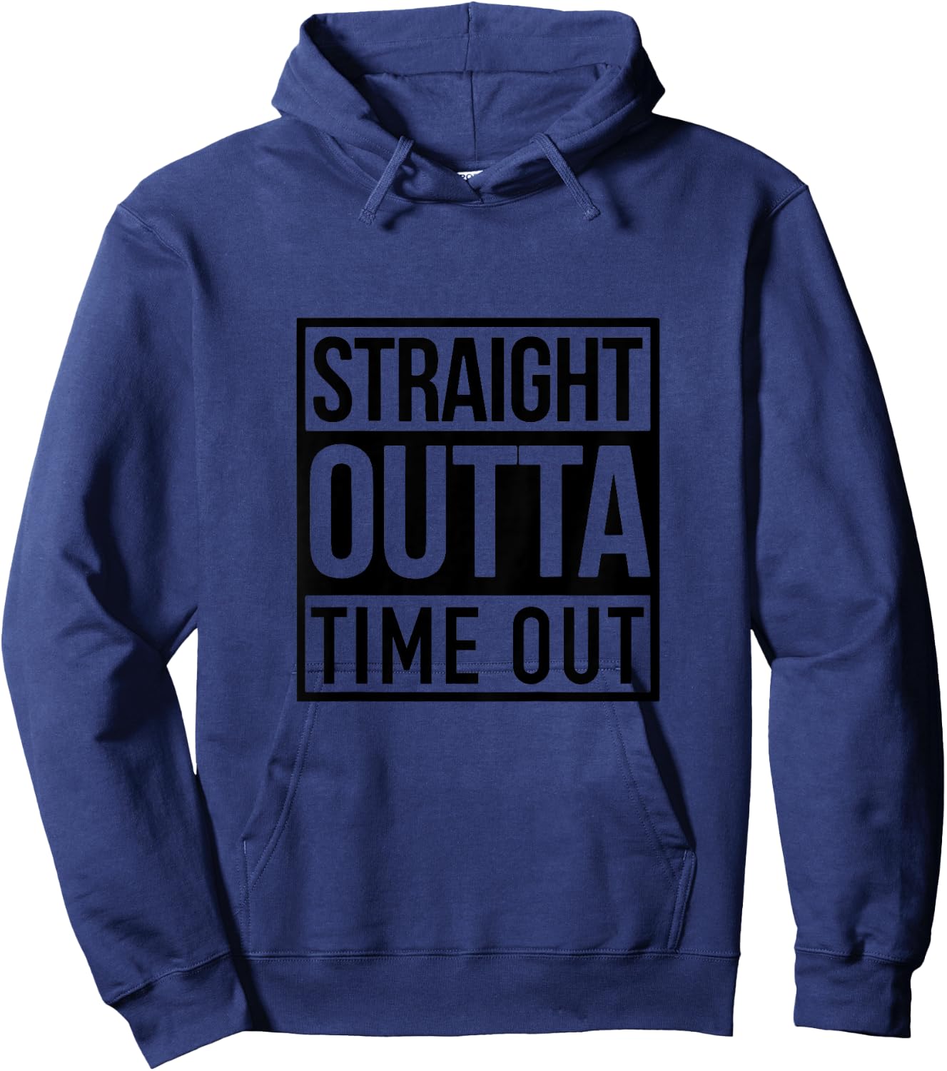 Kids Straight Outta Timeout Toddler Childs Youth Hoodie - Hoodie | Navy