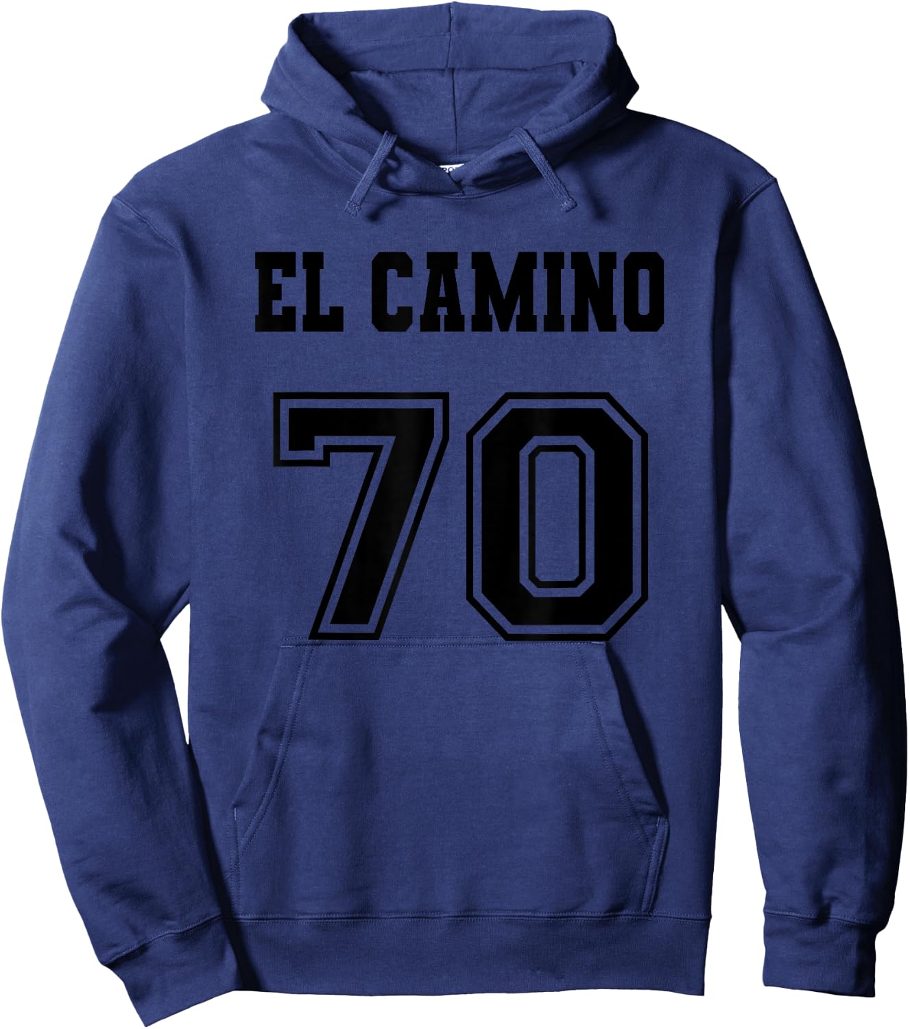 Jersey Style El Camino 70 1970 Old School Muscle Pickup Car Hoodie - Hoodie | Navy