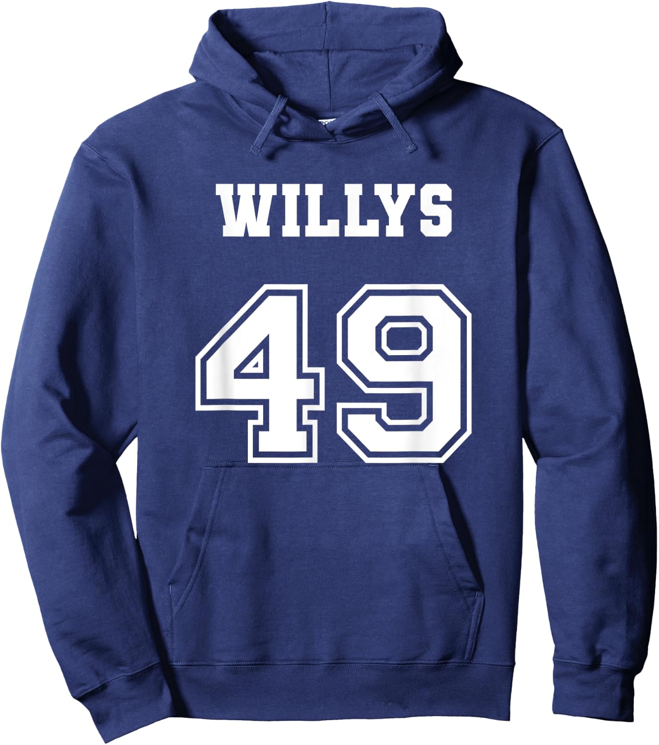 Jersey Style 49 1949 Willys 4x4 Vintage MB Army Truck Car Hoodie - Hoodie | Navy