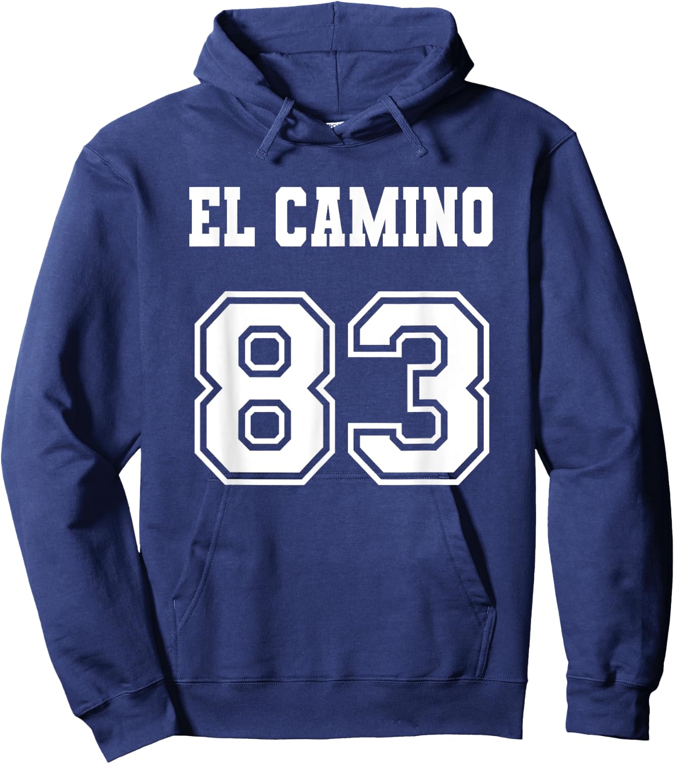 Jersey Style El Camino 83 1983 Hoodie - Hoodie | Navy