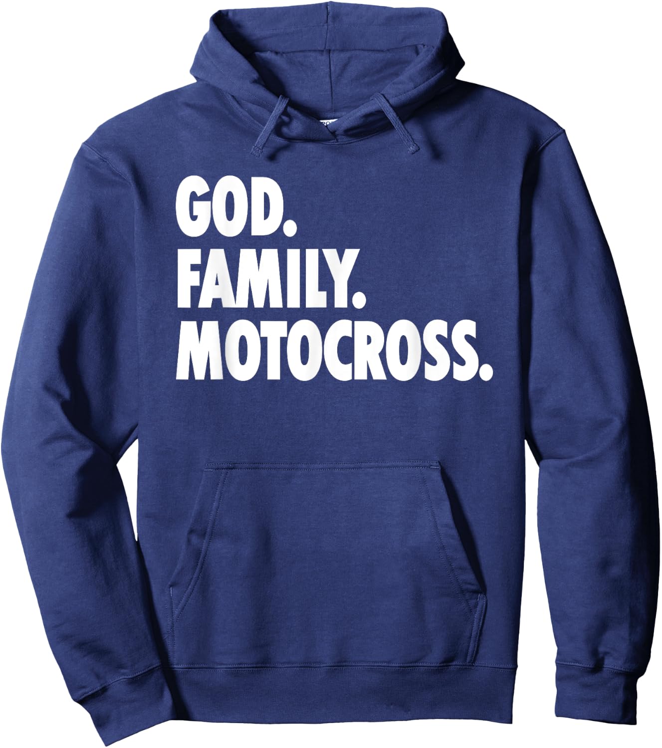 God Family MotoCross - Novelty Faith Hoodie - Hoodie | Navy