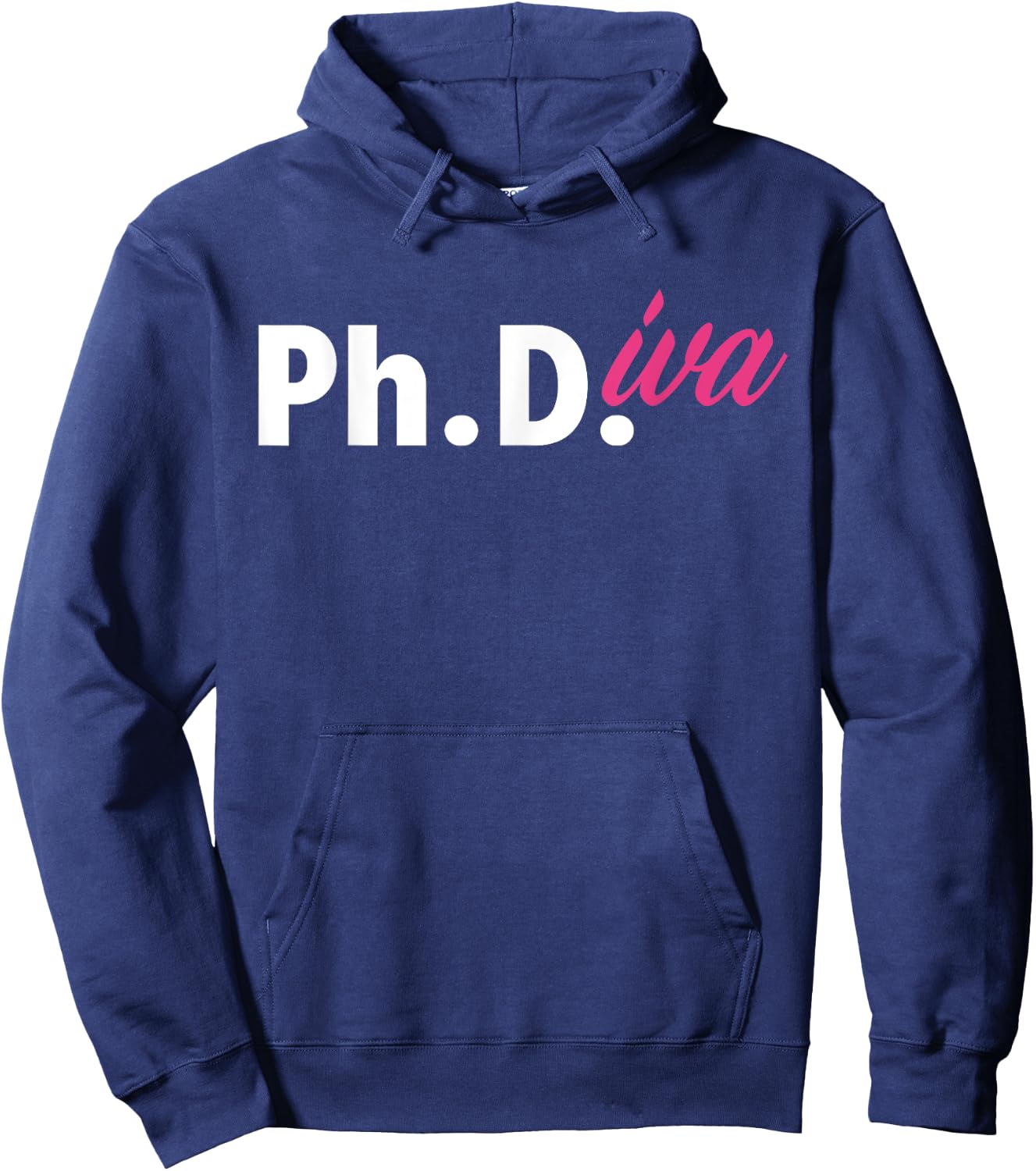Ph Diva Women Dissertation Doctoral Degree Graduation PhD Hoodie - Hoodie | Navy