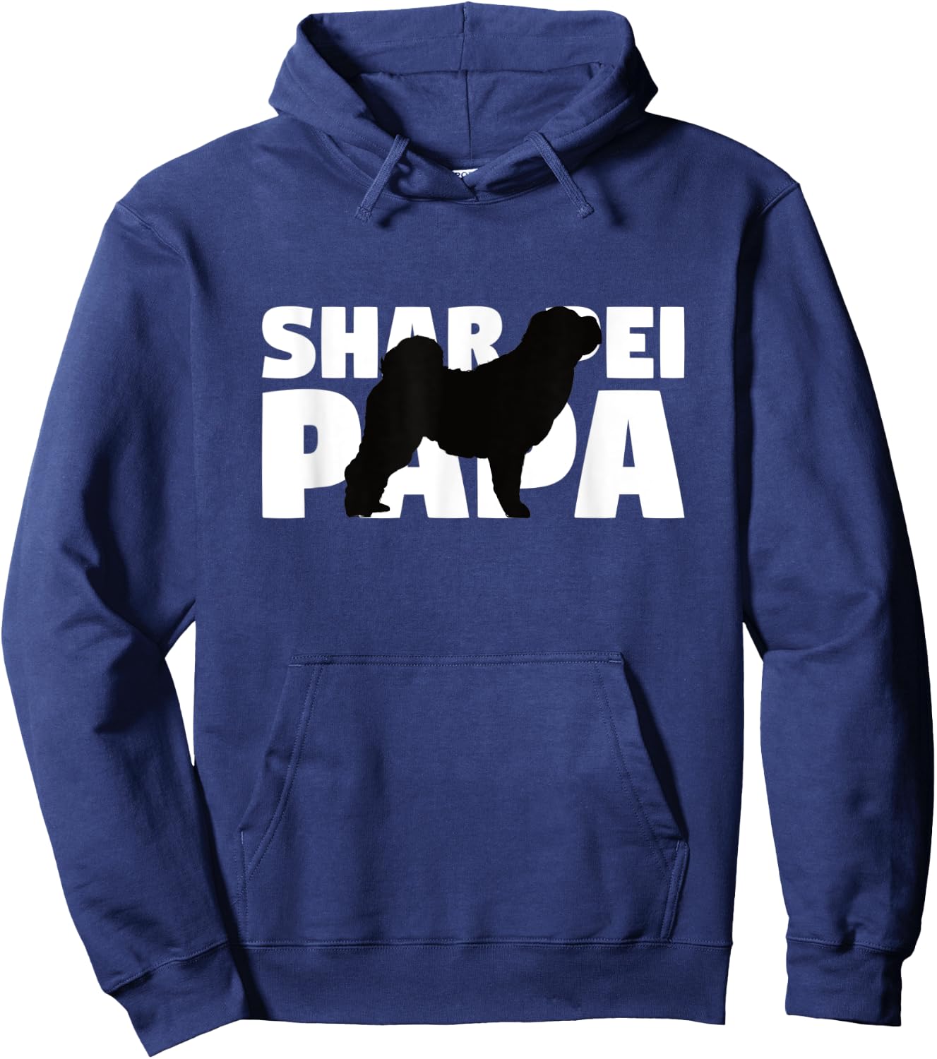 Shar Pei Gift Dog Dad Shar Pei Papa Men Women Kids Hoodie - Hoodie | Navy