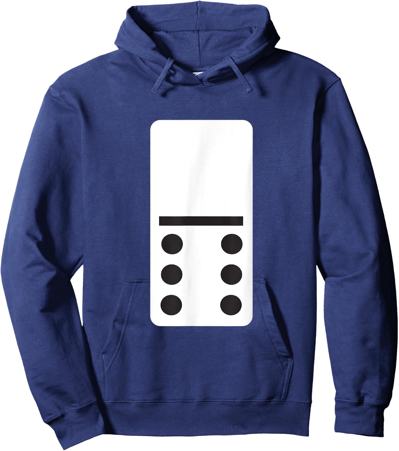 Dominoes Game Set - Matching Group - Blank Six Hoodie - Hoodie | Navy