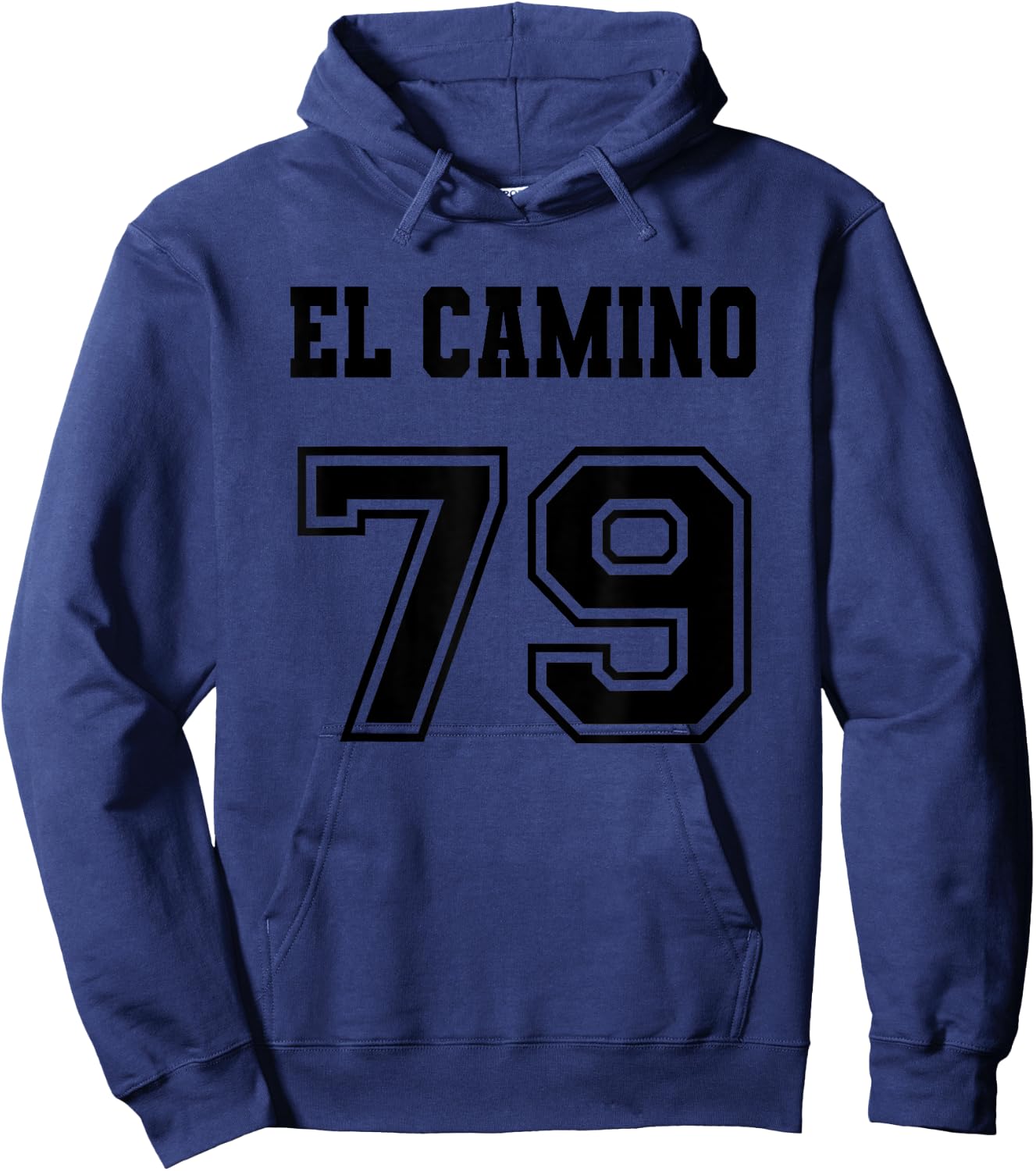 Jersey Style El Camino 79 1979 Old School Muscle Pickup Car Hoodie - Hoodie | Navy