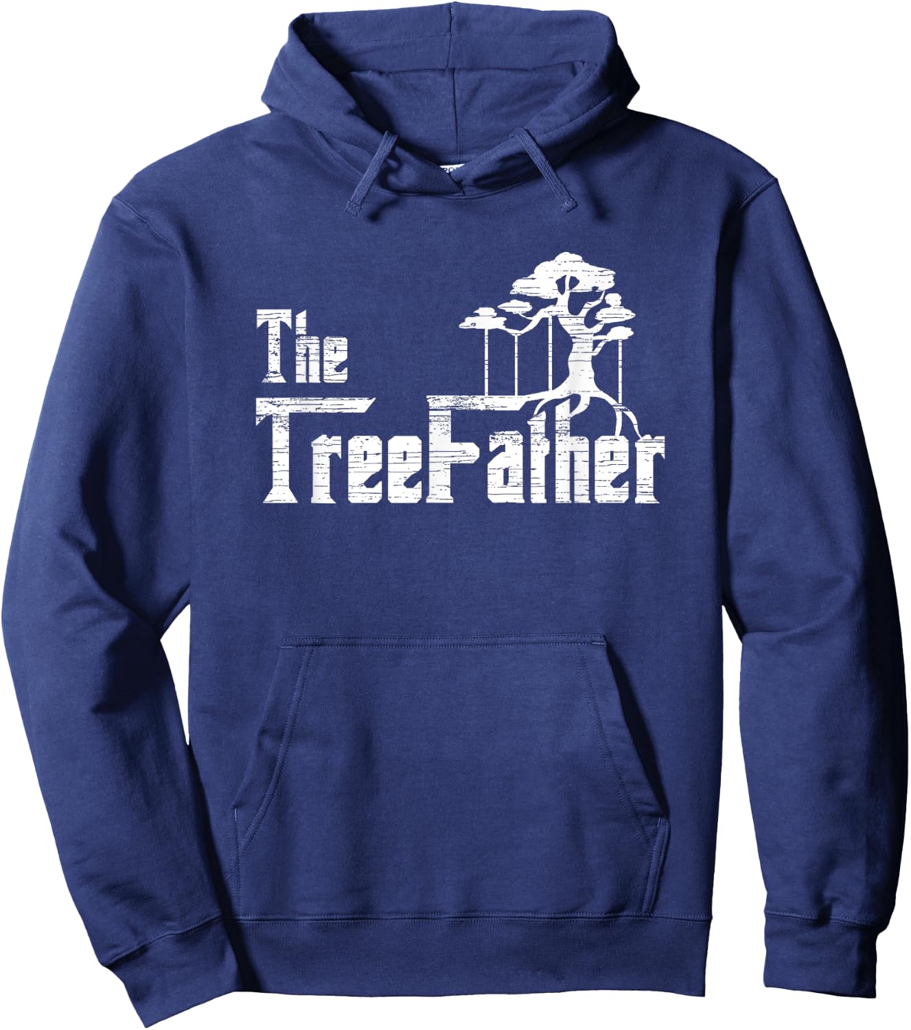 Bonsai Tree The Treefather Funny Miniature Tree Gardener Hoodie - Hoodie | Navy