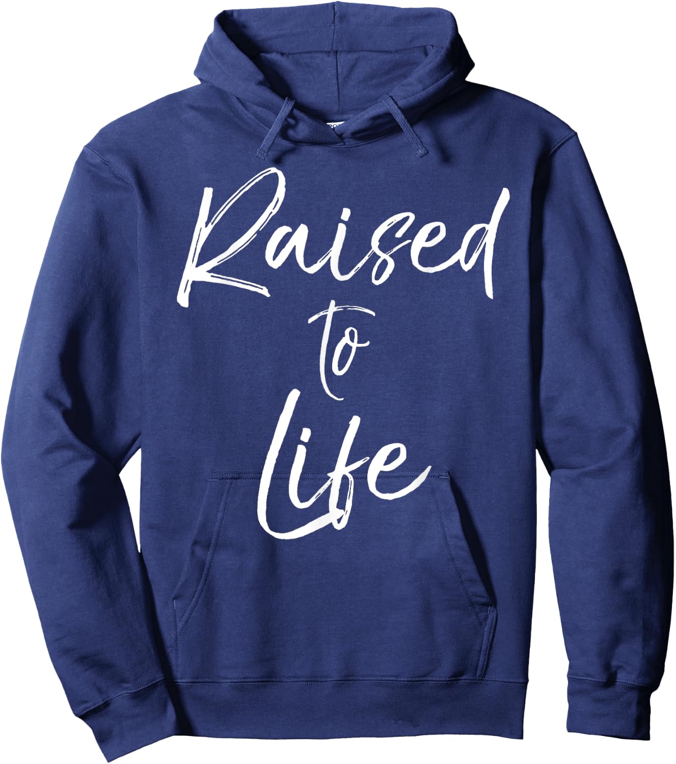 Cute Christian Baptism Gift New Believers Raised to Life Hoodie - Hoodie | Navy