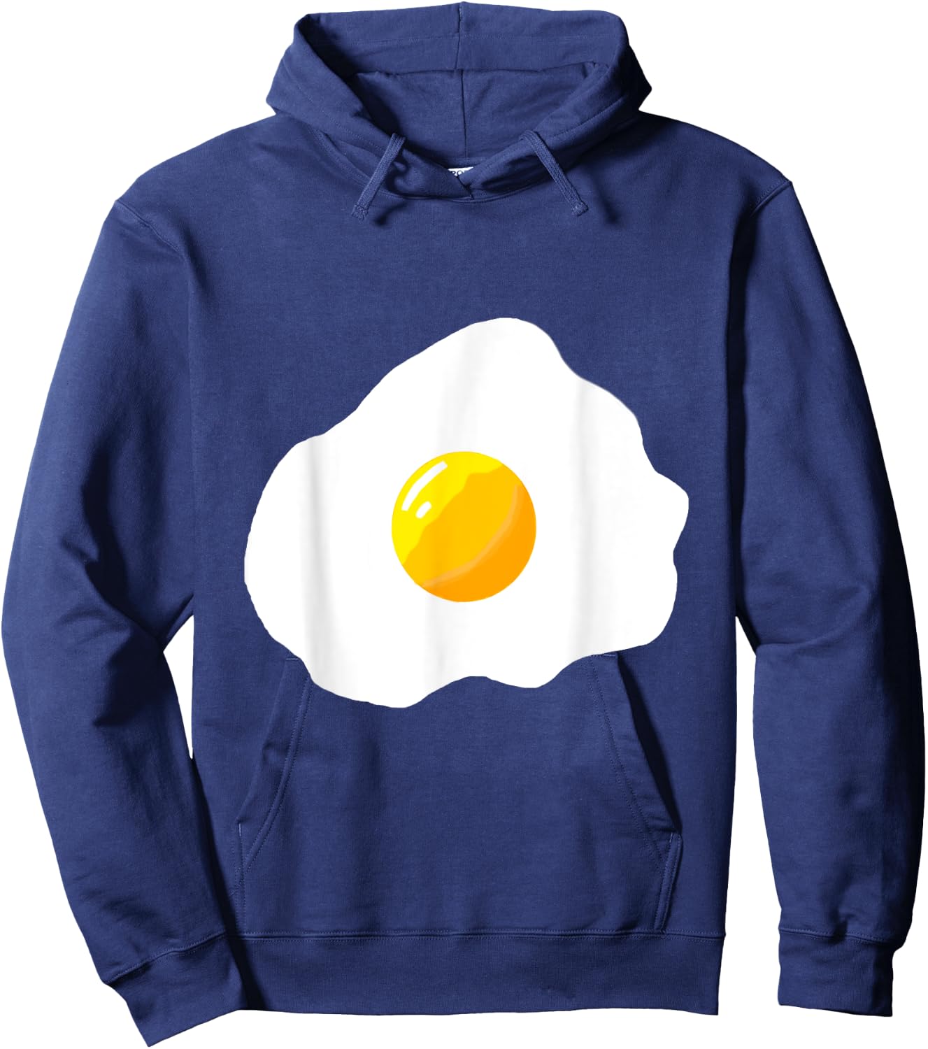 Fried Egg Breakfast Egg White Egg Yolk Fried Egg Costume Hoodie - Hoodie | Navy