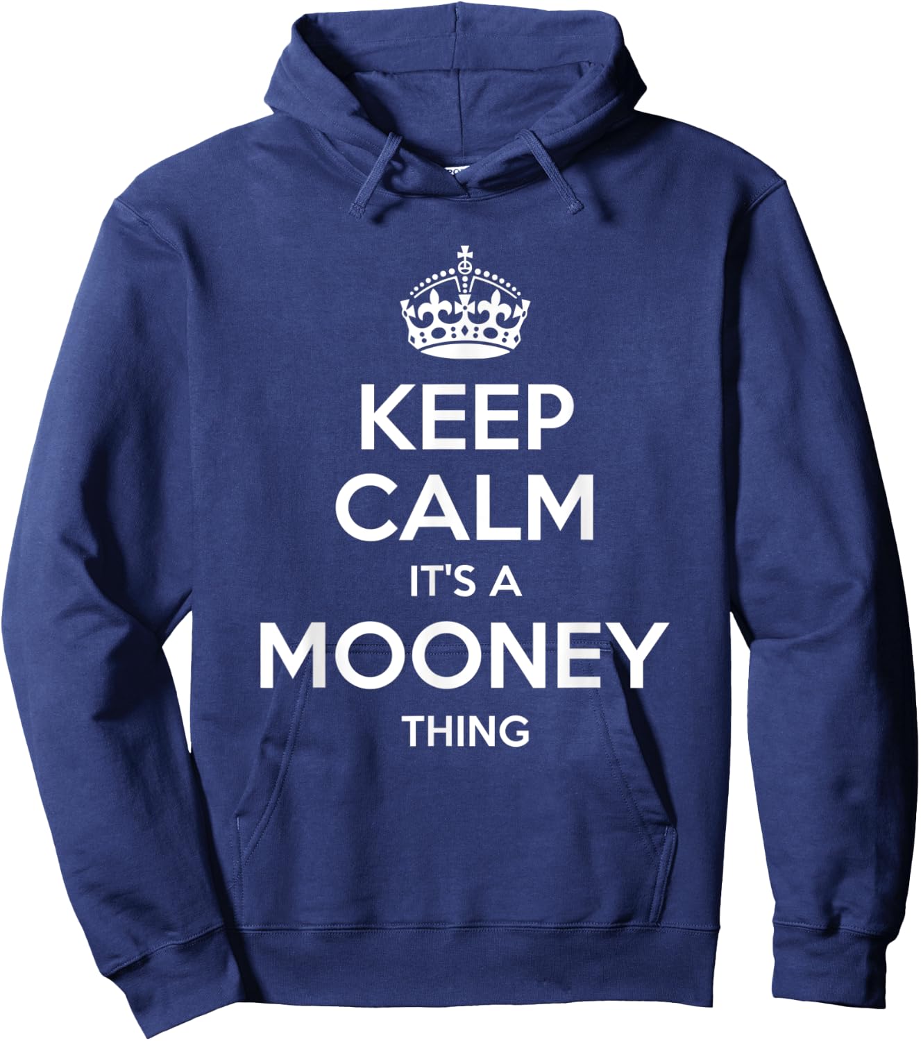 MOONEY Surname Funny Family Tree Birthday Reunion Gift Hoodie - Hoodie | Navy