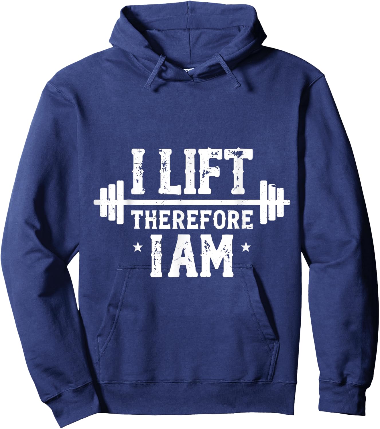 Funny Powerlkifting Barbell Weight Lifting Weightlifter Gym Hoodie - Hoodie | Navy