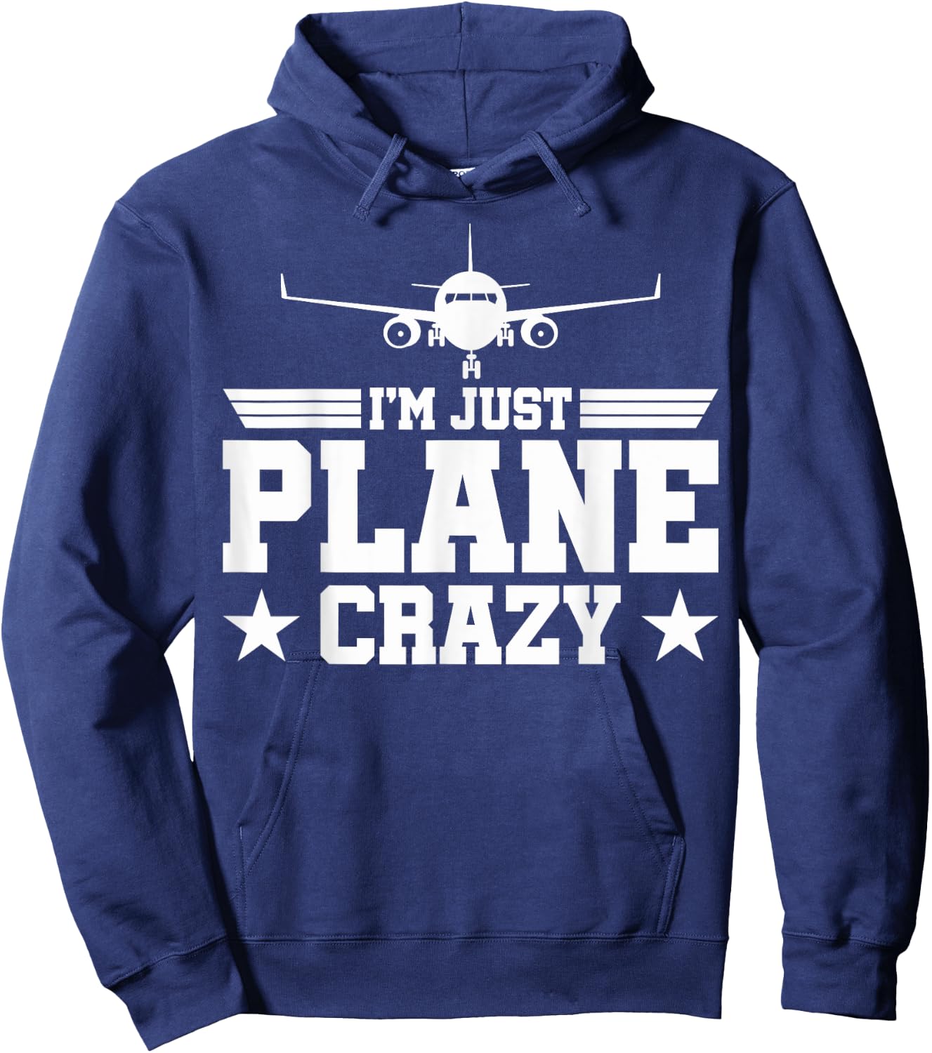 Airplane Pilots Just Plane Crazy I'm Just Plane Crazy Pilots Hoodie - Hoodie | Navy