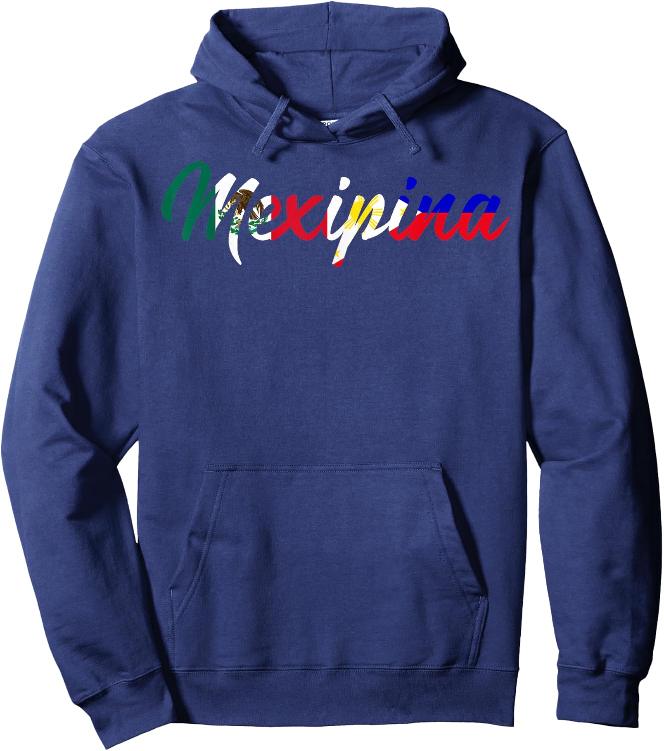 Half Filipino Half Mexican Mexipina Hoodie - Hoodie | Navy