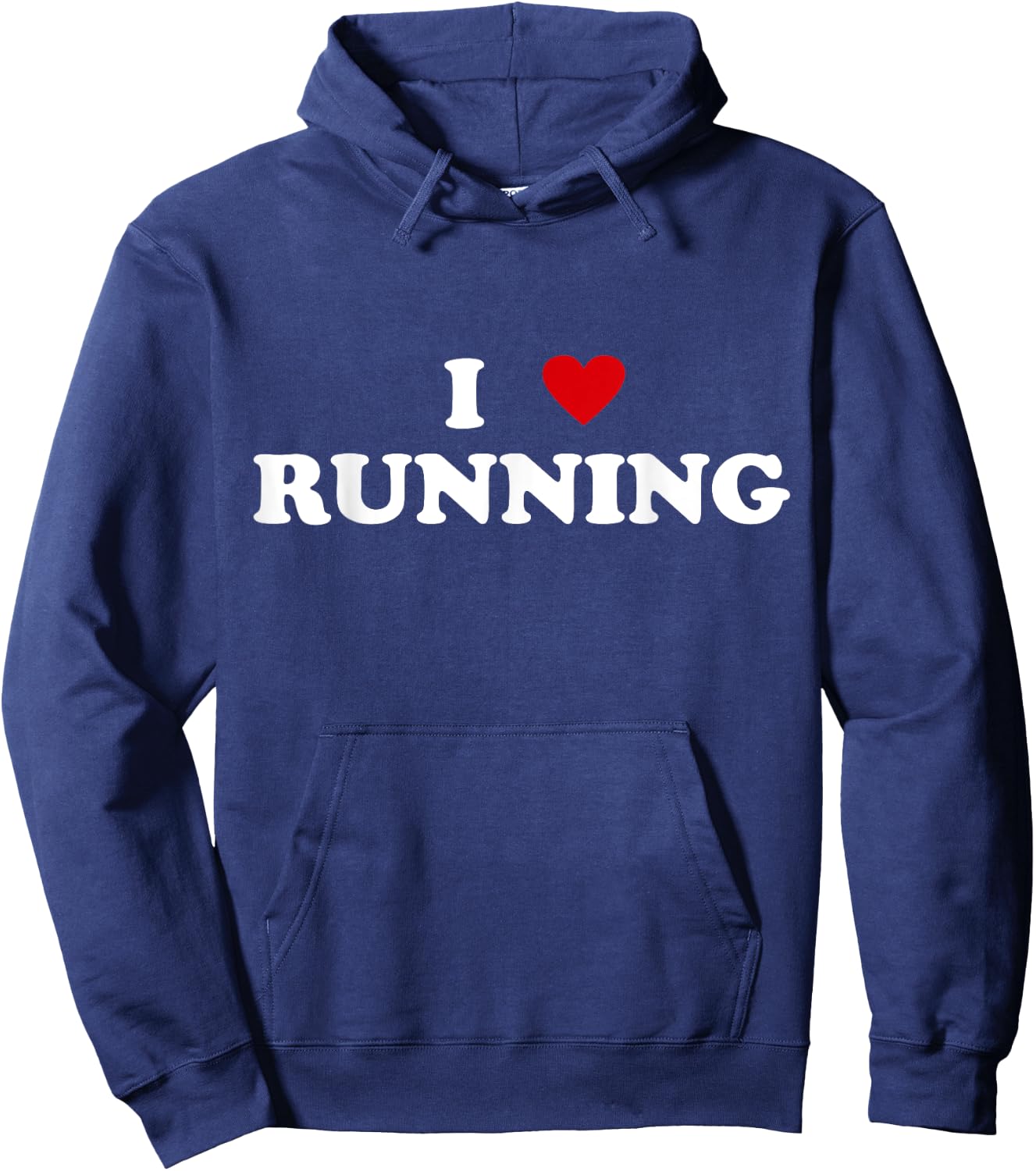 I Heart Runner - I Love Running Hoodie - Hoodie | Navy