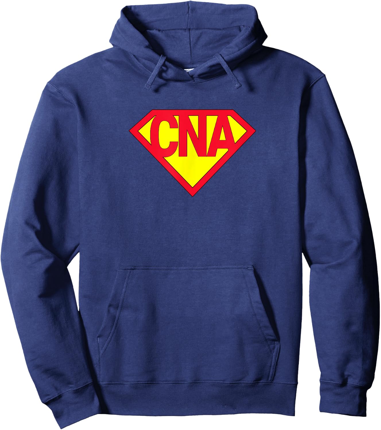Super CNA Certified Nurse Assistant Superhero Hoodie - Hoodie | Navy