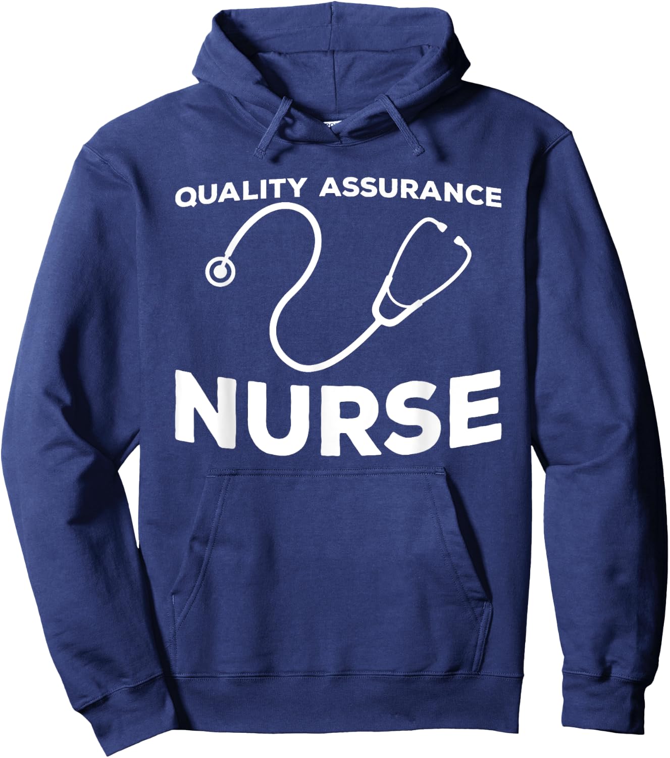 Great QA Nurse Outfit Quality Management Nurses Hoodie - Hoodie | Navy