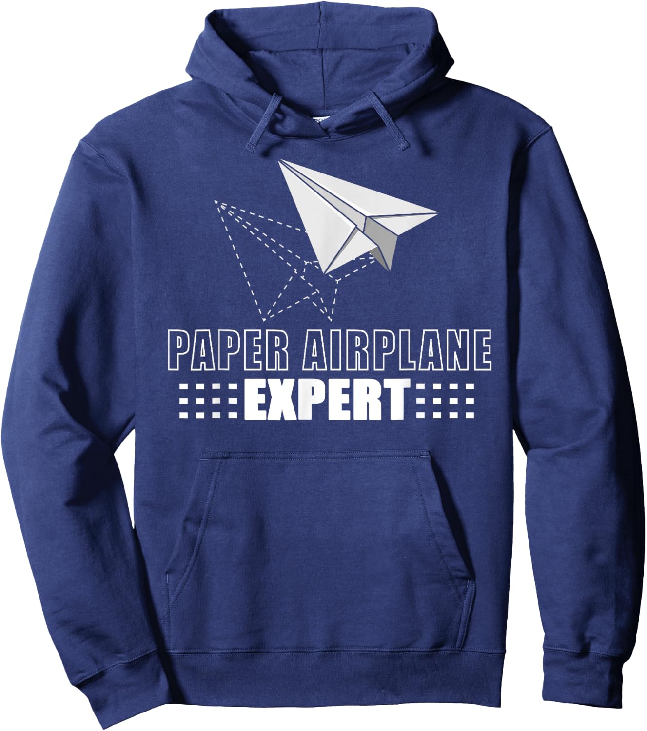 Cool Paper Airplane Expert | Funny Origami Plane Maker Gift Hoodie - Hoodie | Navy