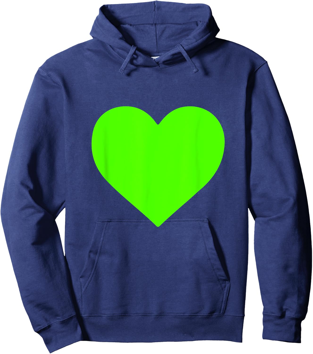 Green Heart Hoodie - Hoodie | Navy