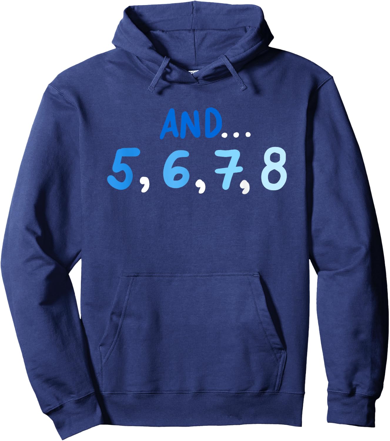 Cute And 5678 Dancing Count Dance Teacher Hoodie - Hoodie | Navy