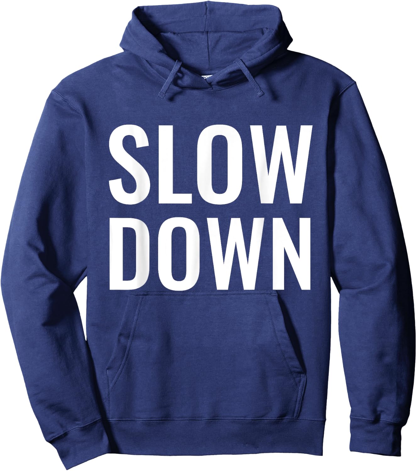 Slow Down One Step At A Time Mindfulness Conscious Awareness Hoodie - Hoodie | Navy