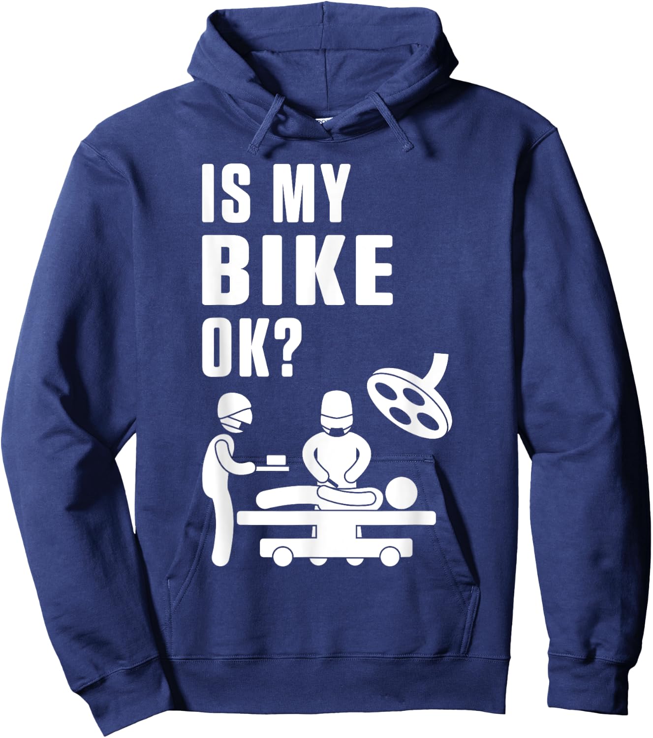 Ist Mein Bike Okay Cyclist Bicycle Cycling Rides Stunt Hoodie - Hoodie | Navy
