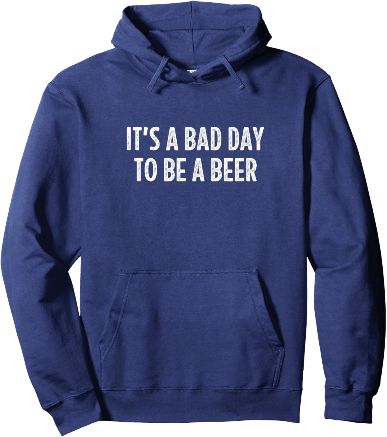 It's A Bad Day To Be A Beer - Vintage Style Hoodie - Hoodie | Navy
