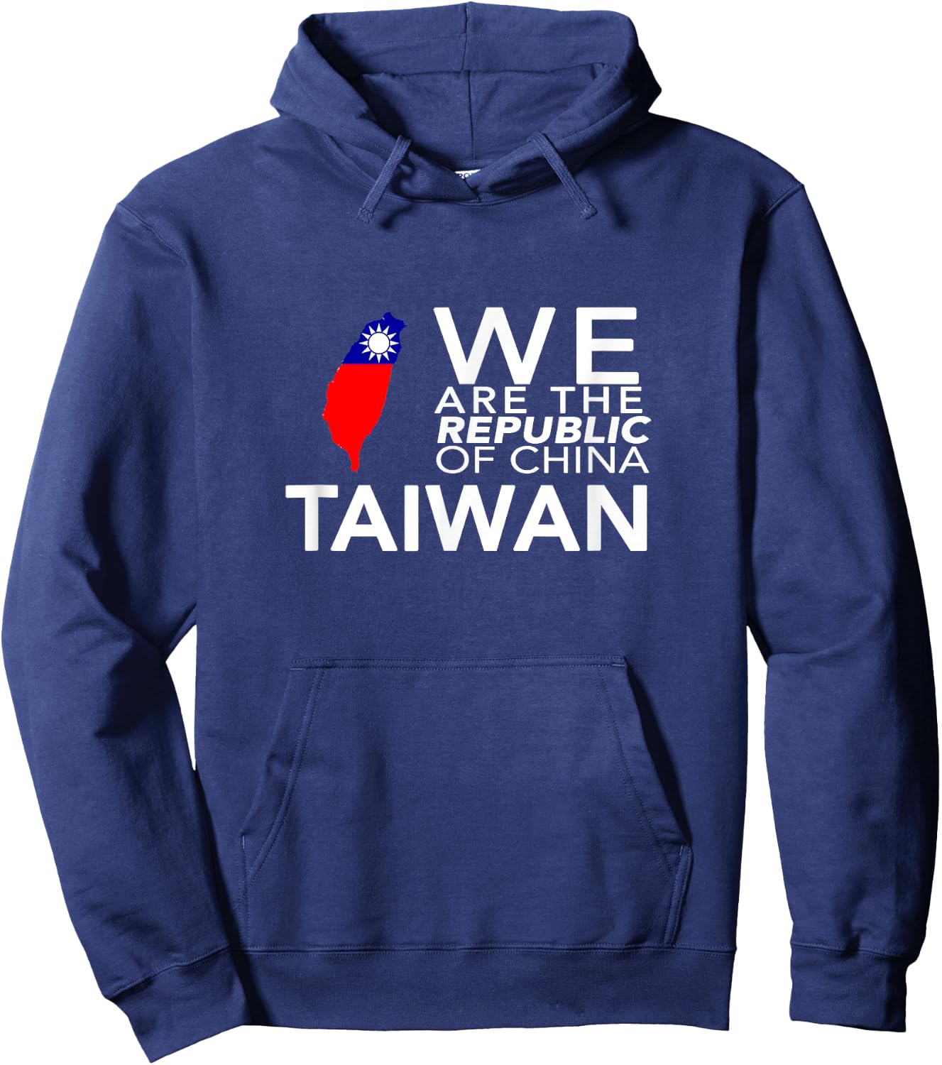 I Love Taiwan Flag Taiwanese Taiwan Pride ROC Taipei Hoodie - Hoodie | Navy