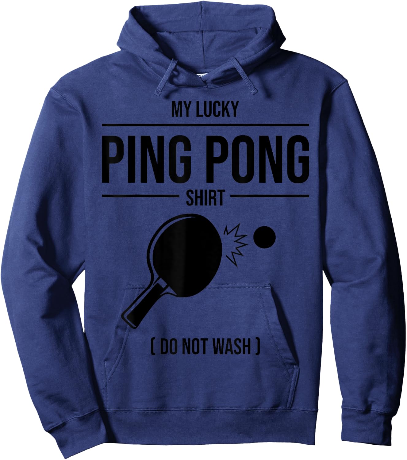 Funny Lucky Ping Pong Gift Table Tennis Player Men Women Hoodie - Hoodie | Navy