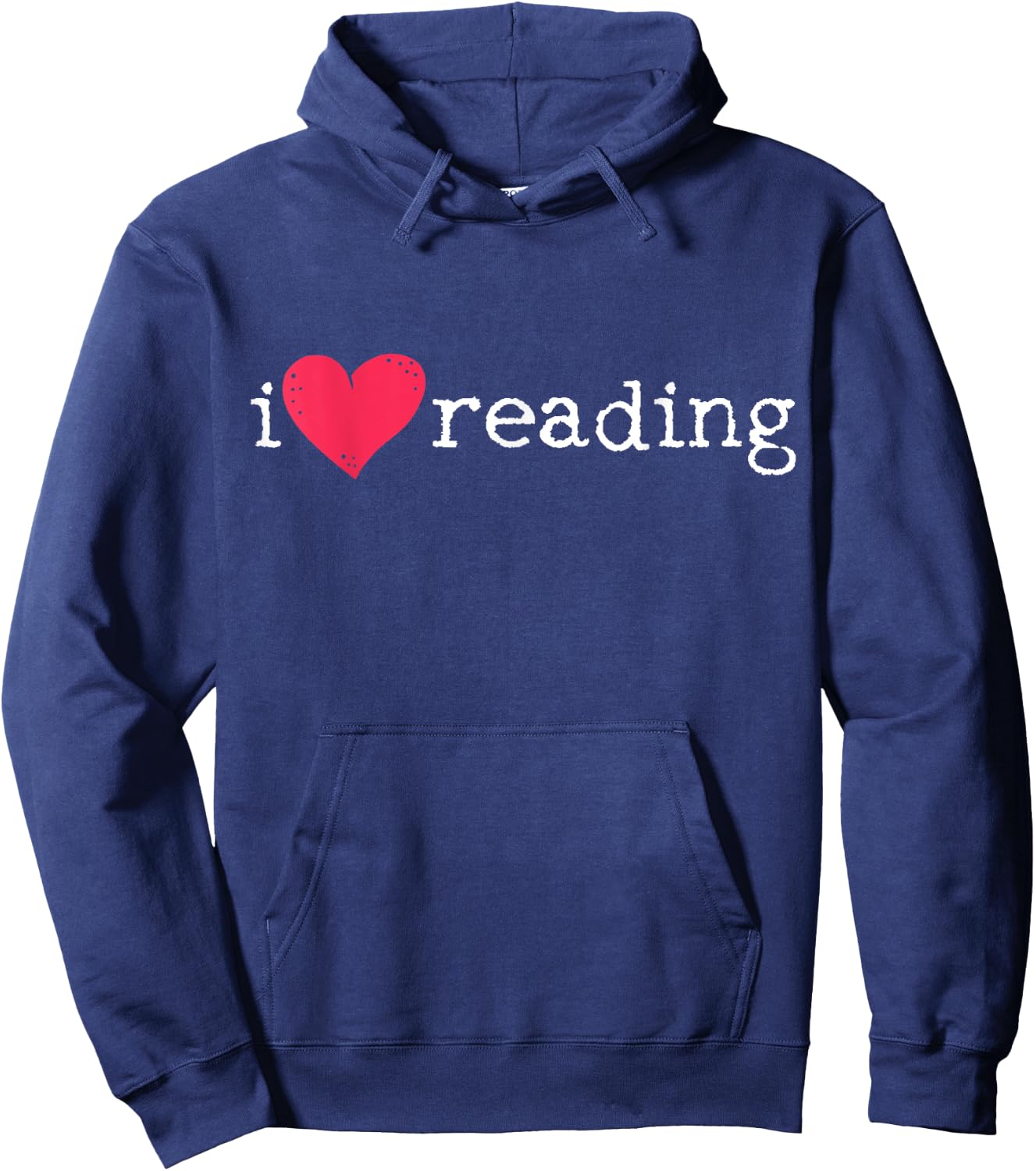 I Love Reading Hoodie - Hoodie | Navy