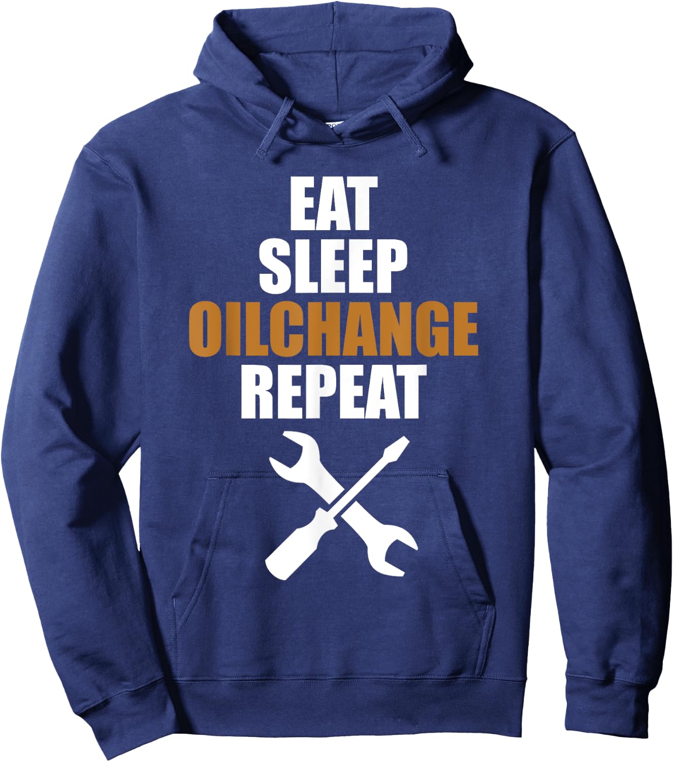 Mechatronics Technician | Mechanic | Eat sleep oil change Hoodie - Hoodie | Navy