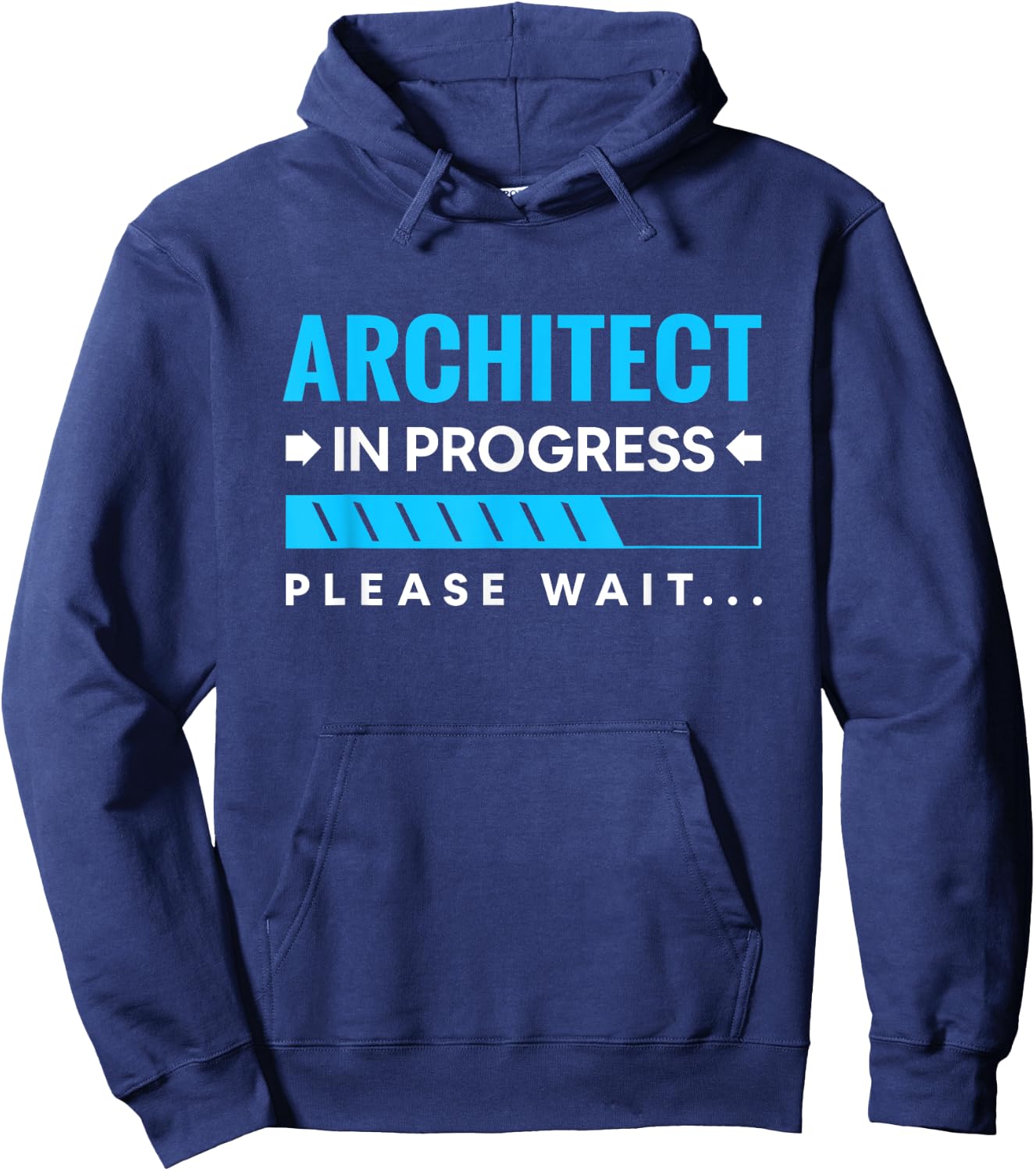 Funny Architect In Progress Architecture Students Hoodie - Hoodie | Navy