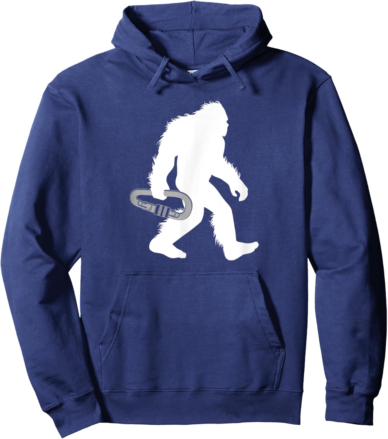 Bigfoot Mountain Climbing Sasquatch Climber Hoodie - Hoodie | Navy