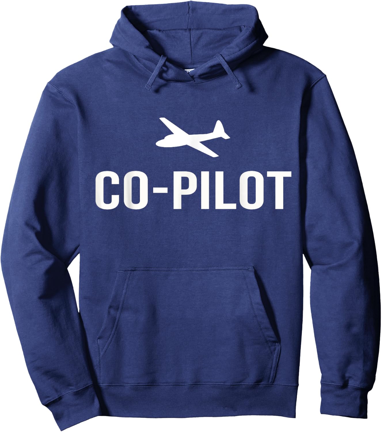 Airshow Helicopter Airplane CoPilot Hoodie - Hoodie | Navy