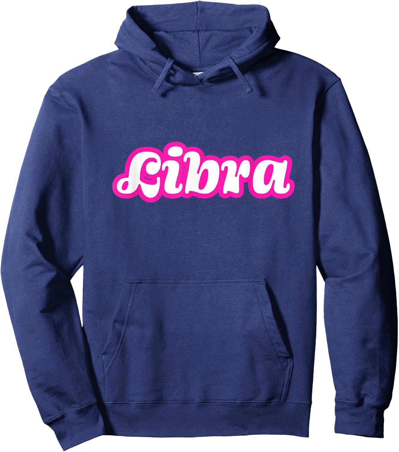 Libra zodiac retro hot pink astrology Hoodie - Hoodie | Navy