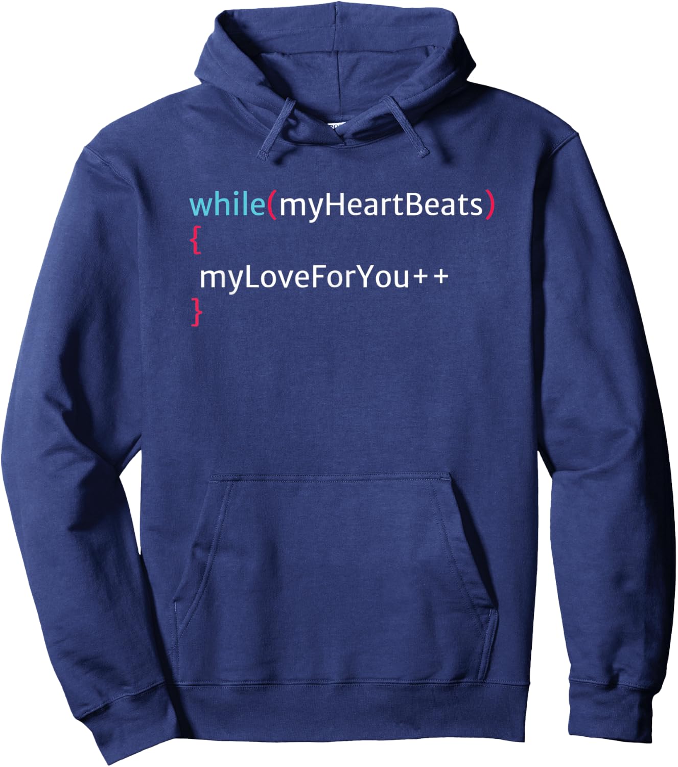 Valentines Gift Programmer, Computer science, coder, IT Hoodie - Hoodie | Navy