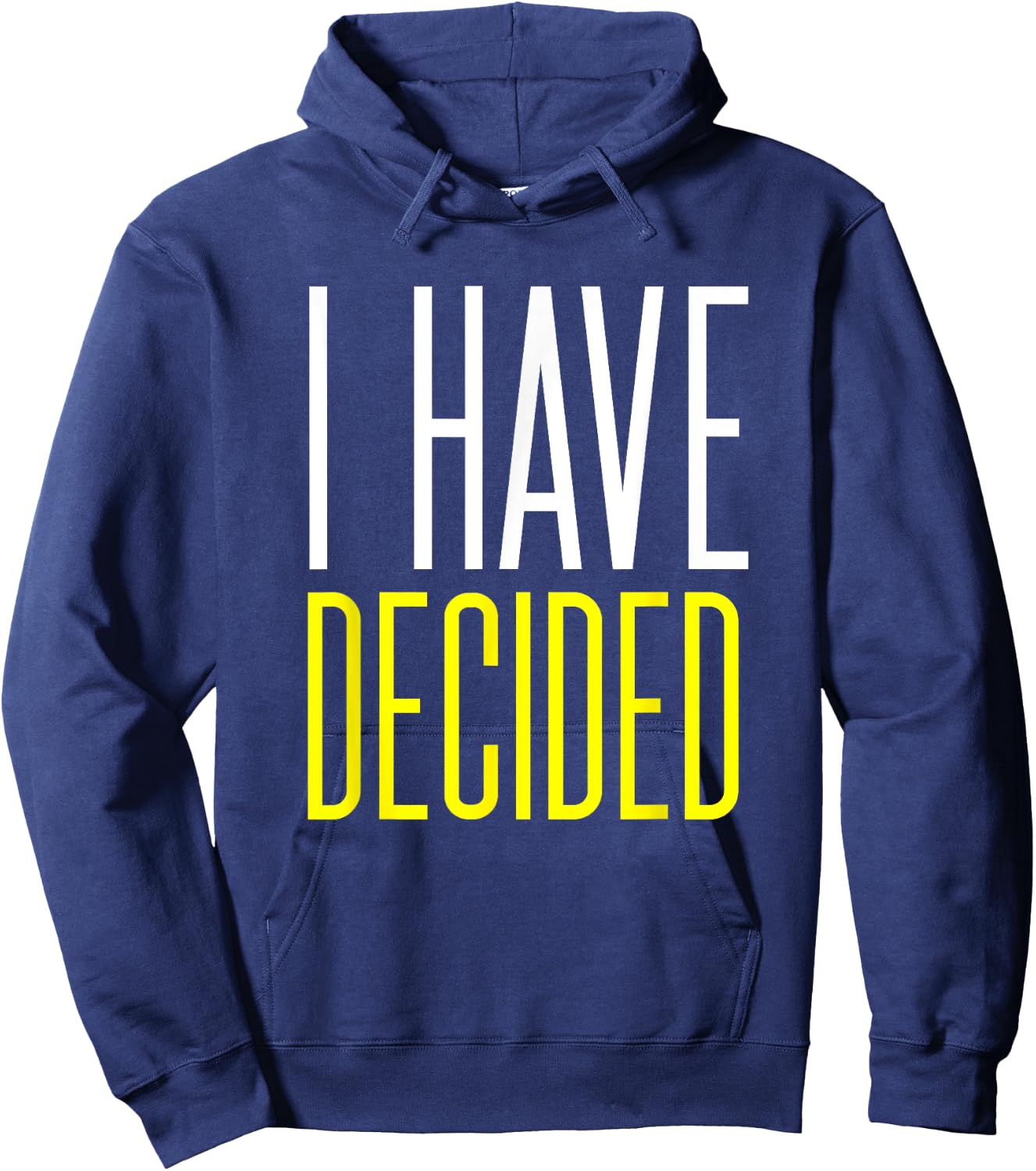 Baptism Shirt for Adults Women Men Boys Girls I Have Decided Hoodie - Hoodie | Navy