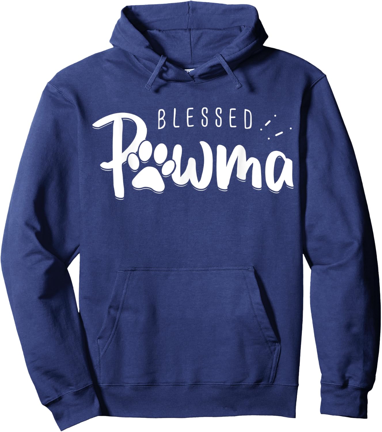 Dog Grandma Shirt Blessed Pawma Mothers Day Gifts Women Dogs Hoodie - Hoodie | Navy