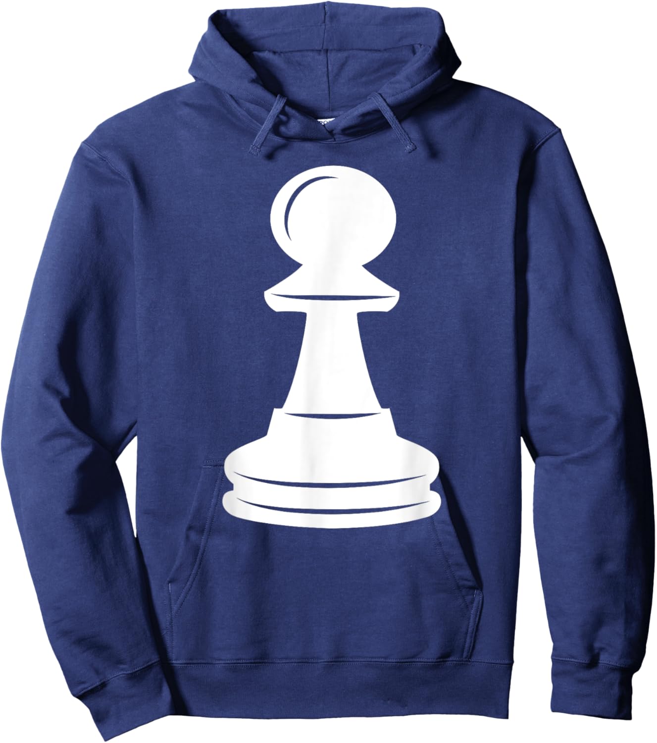 White Pawn Chess Piece Halloween Group Costume Chess Club Hoodie - Hoodie | Navy