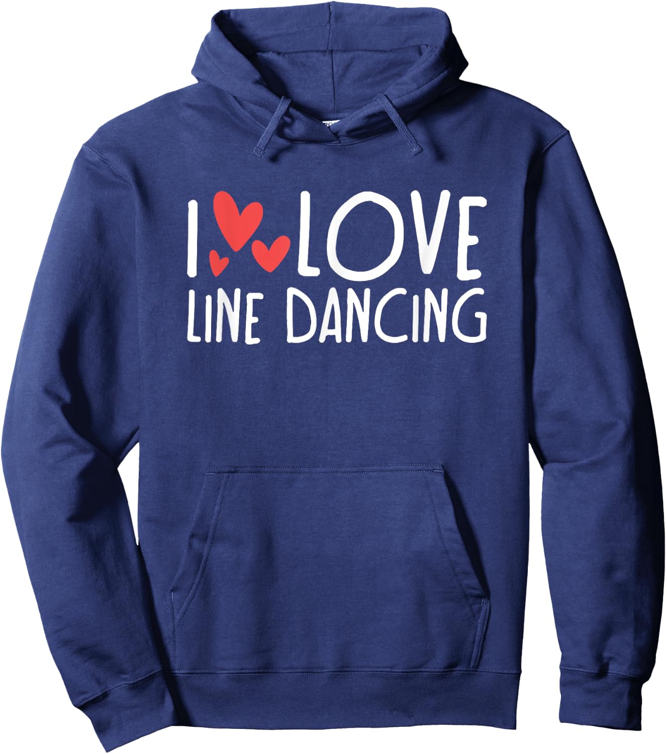 I Love Line Dancing Hoodie - Hoodie | Navy