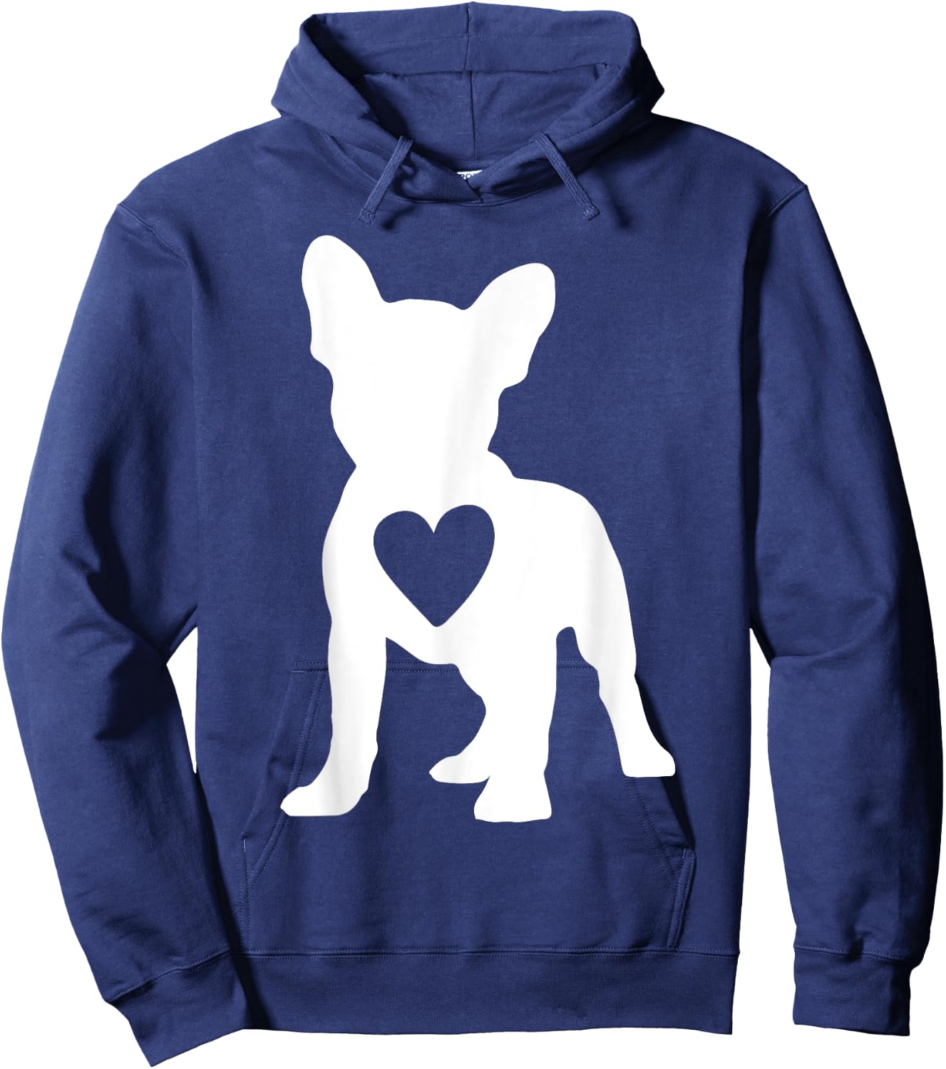 Love Frenchie Dogs Heart French Bulldog Dog Owner Gift Ideas Hoodie - Hoodie | Navy
