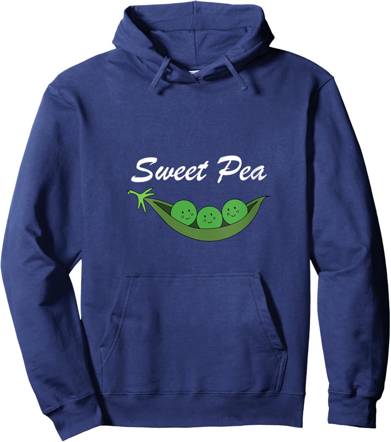 Sweet Peas , Peas mama V-Neck Hoodie - Hoodie | Navy