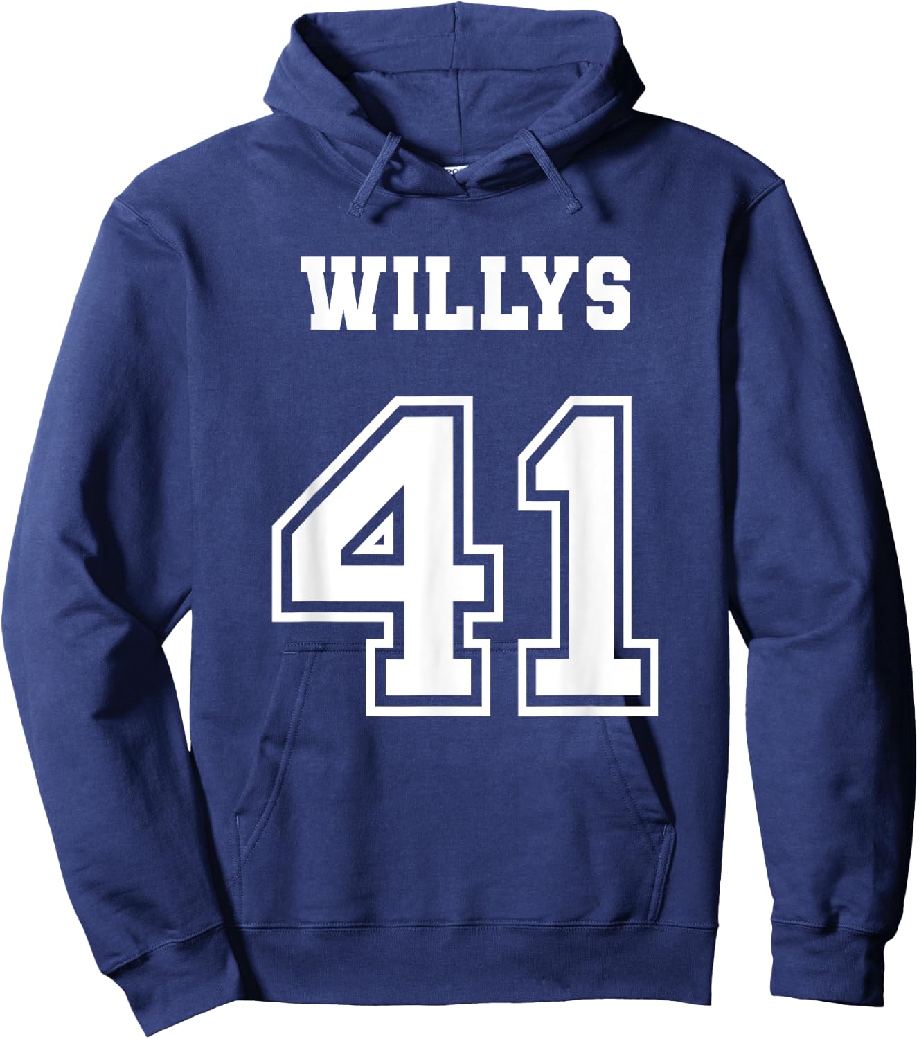 Jersey Style 41 1941 Willys 4x4 Vintage MB Army Truck Car Hoodie - Hoodie | Navy