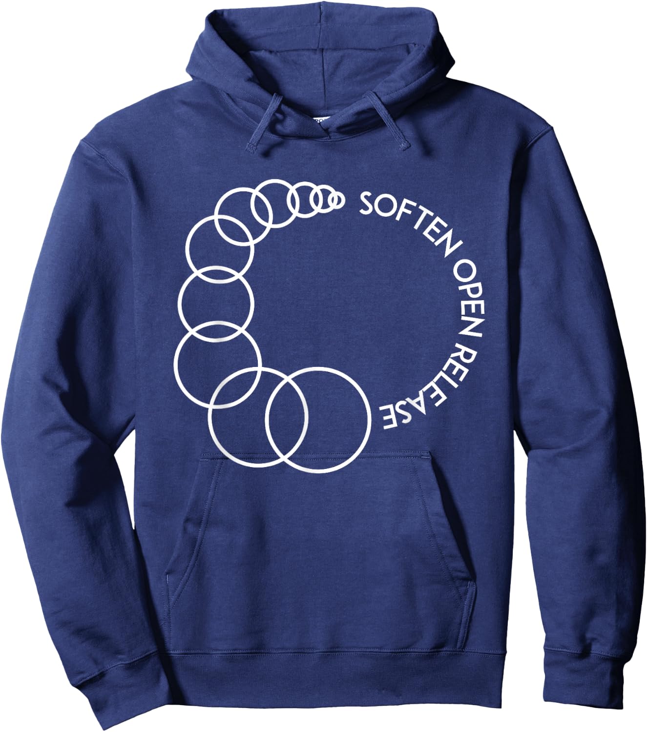 Soften Open Release Doula Labor Coach Birth Companion Hoodie - Hoodie | Navy