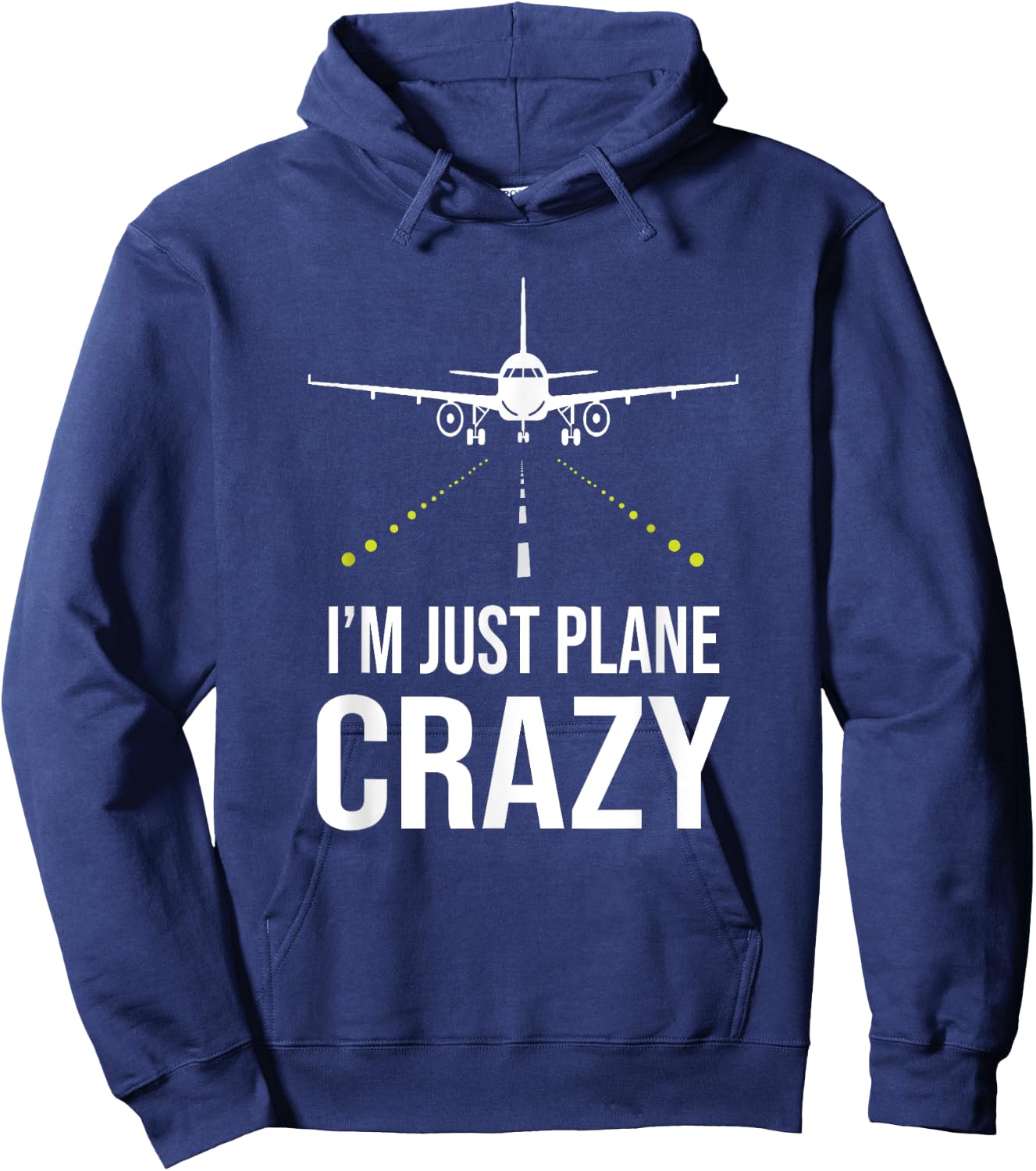 I'm Just A Plane Crazy Gift Plane Lover Pilot Aircrew Hoodie - Hoodie | Navy