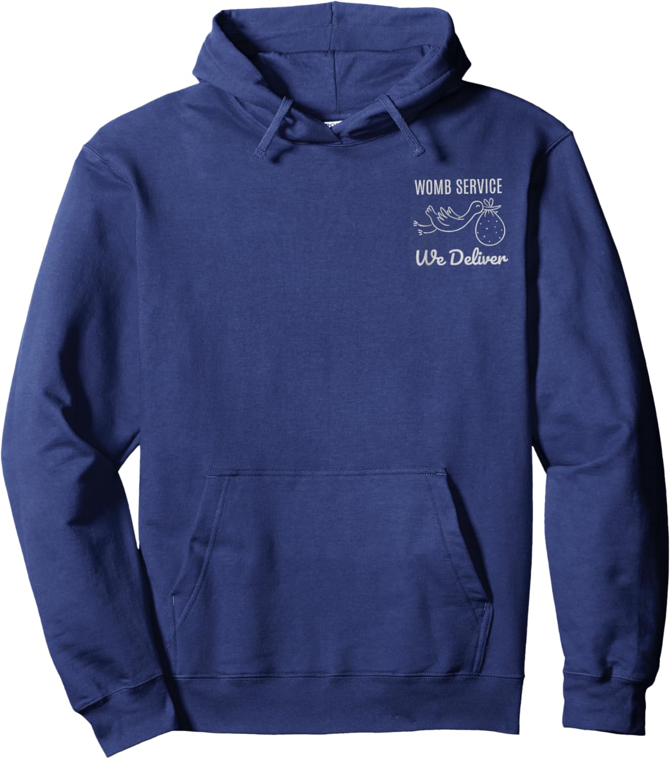 Women Womb Service We Deliver Labor And Delivery Nurse Team Hoodie - Hoodie | Navy