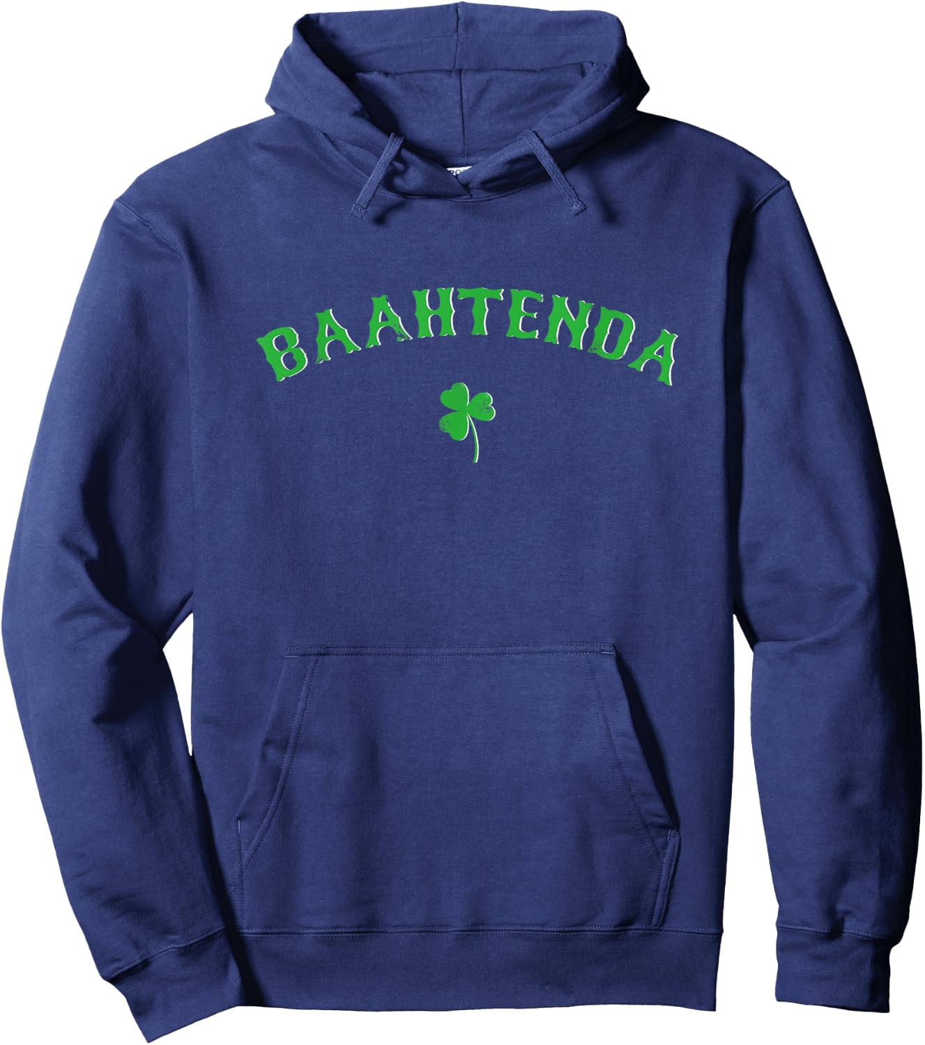 BAAHTENDA | Funny Irish Boston Accent Bartender Hoodie - Hoodie | Navy